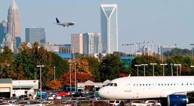 CLT Airport is the second largest hub for American Airlines.